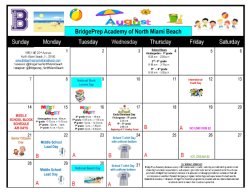August calendar